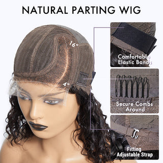 QVR Hot Selling Boss Lady Pixie Cut Glueless Side Part Short Lace Frontal Wigs