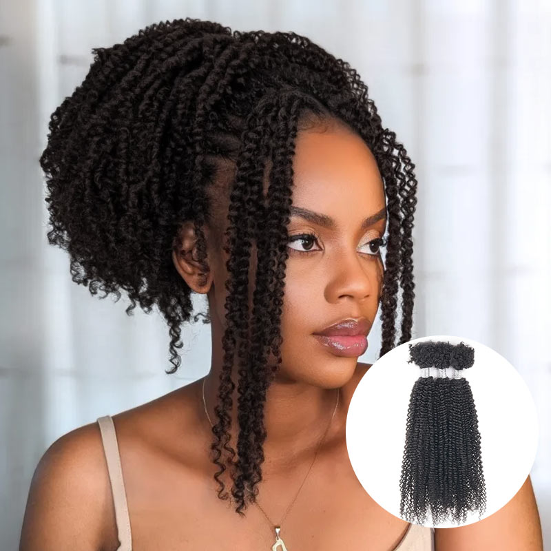 black afro kinky human hair 