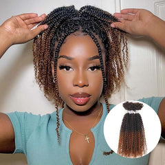 VIP Exclusive|Afro Kinky V Bulk Natural Curly Hair for Kinky Twist Crochet Braiding Hair 
