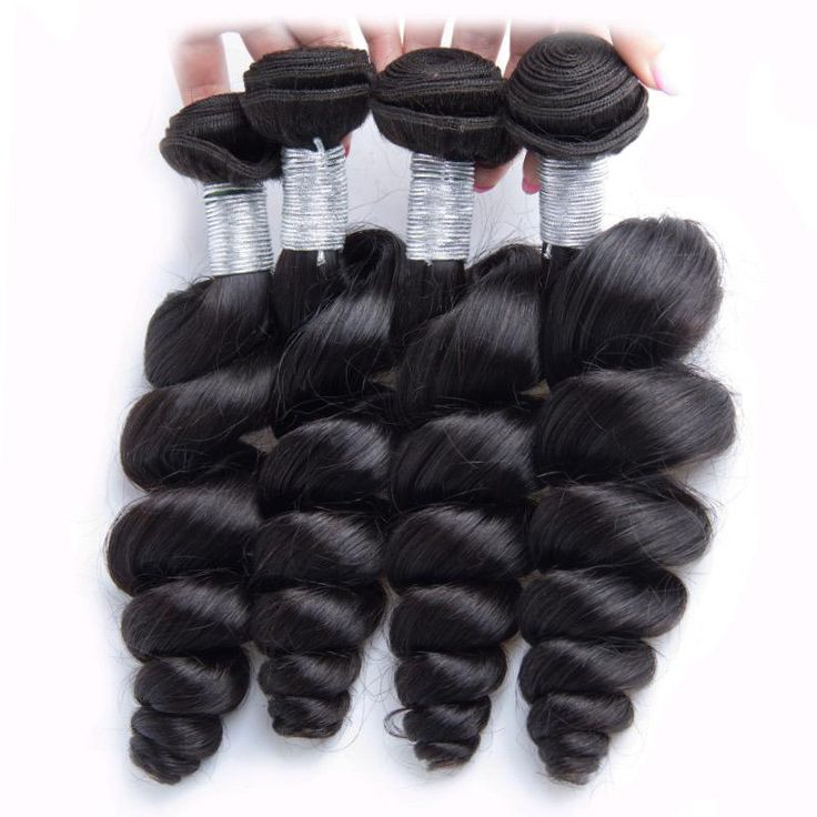 QVR Brazilian Hair Bundles Virgin Human Hair Loose Wave 4 Bundles