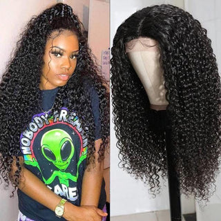 QVR Glueless 5x5 HD Lace Closure Curly Human Hair HD Wig Undetectable Lace