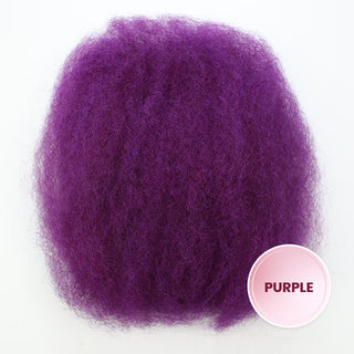 Purple Color Afro Kinky Bulk