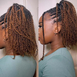 VIP Exclusive|Afro Kinky V Bulk Natural Curly Hair for Kinky Twist Crochet Braiding Hair