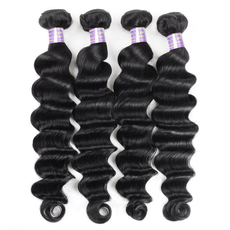Bundles de cheveux humains Queen Remy Hair Weave Water Wave 4 Bundles
