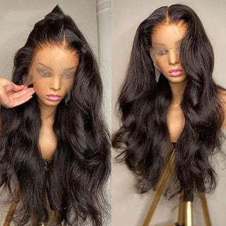 QVR Undetectable 5x5 HD Lace Human Hair Wigs Body Wave Lace Closure Wig