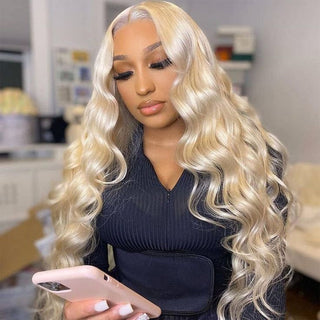 VIP Exclusive|613 Blonde 13x4 Lace Front Wig Human Hair Wigs Body Wave