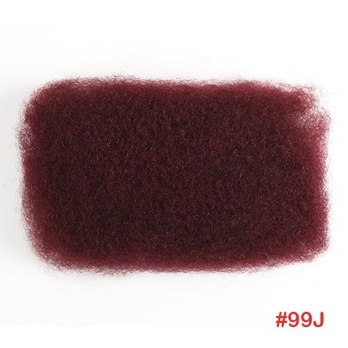 99j red color afro kinky human hair 