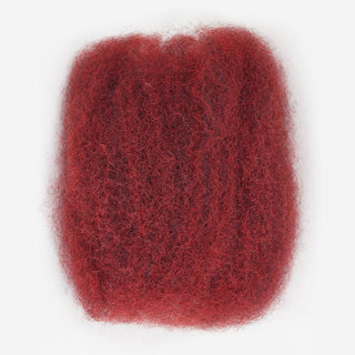 QVR #1B/Red Color Afro Kinky Bulk Highlights Human Hair for Braiding DreadLock