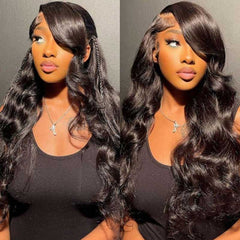 QVR Real Glueless Body Wave Perruques Indétectables Hd Lace Frontal Wig 13x4Lace Frontal Wig 