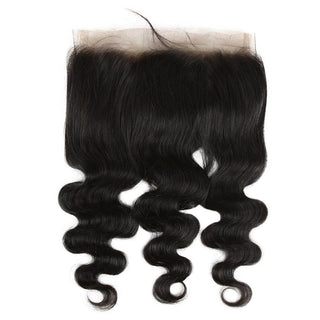 QVR Virgin Human Hair Body Wave 3 Bundles With 360 Lace Frontal