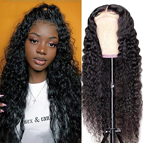 QVR Virgin Human Hair 13*6 Lace Frontal Human Hair Wigs Bleach Knots Deep Curly Wig 10A Kinky Curly HD Lace Frontal Wigs