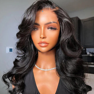 QVR Body Wave 13x4 HD Lace Frontal Wig Undetectable Lace Frontal Human Hair Wigs For Women