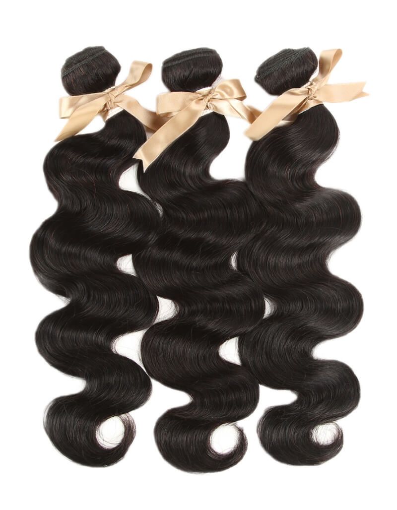 Skunk Stripe Cheveux Humains 3 Bundles avec Fermeture Fermeture Rouge Et Bundles de Cheveux Noirs Style Vierge Armure de Cheveux Humains